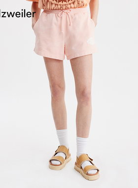 Holzweiler女士Musan品牌标志logo抽绳运动短裤