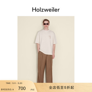 Holzweiler24春夏男士 Ranger 520礼物 Logos图案套头T恤