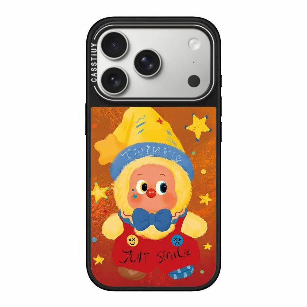 CASSTIUY联名圣诞节星星人适用苹果17promax手机壳iPhone16promax保护套15磁吸MagSafe防摔14可爱13卡通情侣