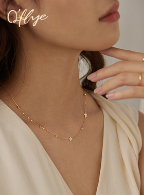 S925纯银项链女高级感