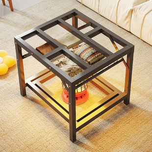 湖南农村烤火桌湖南省烤火桌烤火架烤火炉架子罩套一体取暖新款正