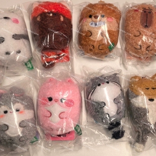 【潦草挂件】红山动物园Bamboomates联名潦草挂件兔狲猞猁正品代