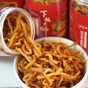 桂芙蓉香辣木瓜丝268克下饭菜调味开胃即食酸爽新酱菜鲜爽脆瓶装