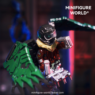 蜘蛛侠英雄归来反派秃鹫可动翅膀漫威电影第三方拼装积木人仔玩具