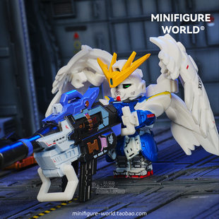 飞翼高达机甲强袭自由独角兽扎古报丧女妖第三方积木人仔拼装玩具