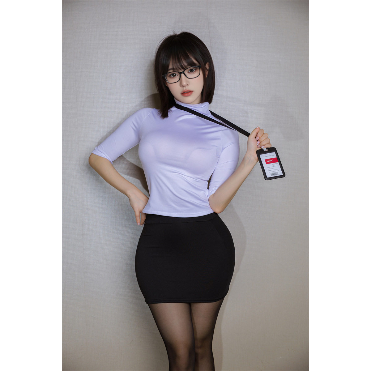 秘书制服套装夜色行性感教师OL制服纯欲风办公室女郎cosplay白领