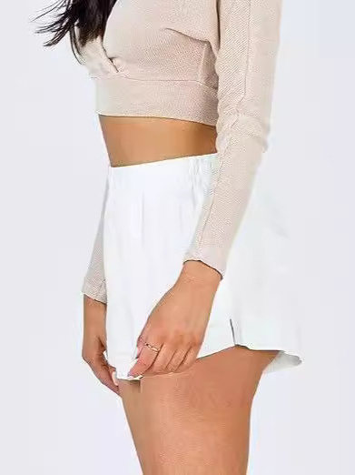 Casual Loose Pocket Striped Shorts