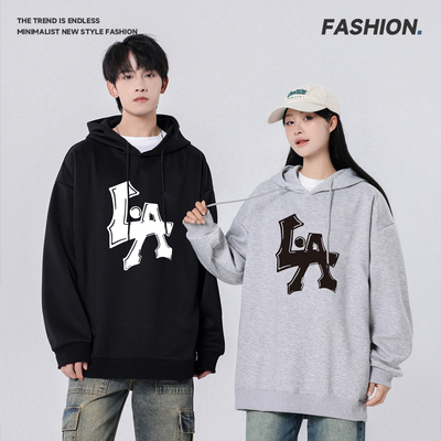 2025款治愈系卡通印花卫衣男女秋季款宽松显瘦慵懒风长袖上衣