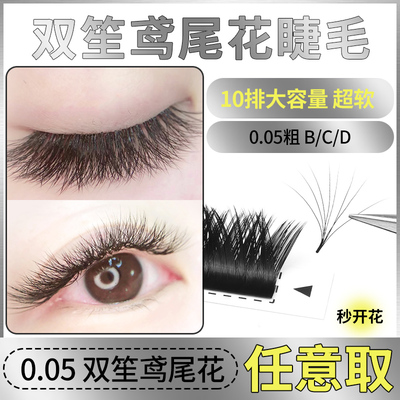 亚妮咔貂绒双笙鸢尾花V型美睫店