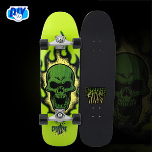 Carver陆地冲浪板「绿魔」Santa C5支架diy陆地冲浪板 Cruz板面