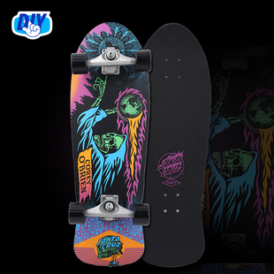 Carver陆地冲浪板「咒语」Santa C5支架diy陆地冲浪板 Cruz板面