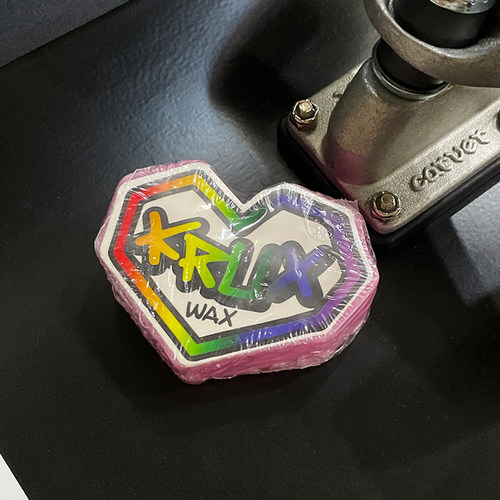 Krux189C粉色爱心滑板蜡