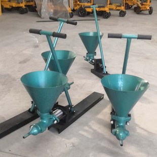 常青机械 高压手动水泥注浆泵 便携灌浆机型号 自落式手动注浆机