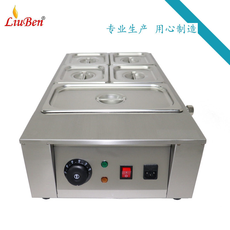 巧克力熔化机融化炉隔水保温加热商用全不锈钢奶油装饰机裱花泡沫