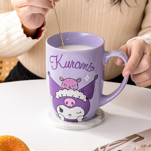 库洛米三丽鸥陶瓷马克杯大容量600ml情侣杯高颜值美乐蒂卡通杯潮