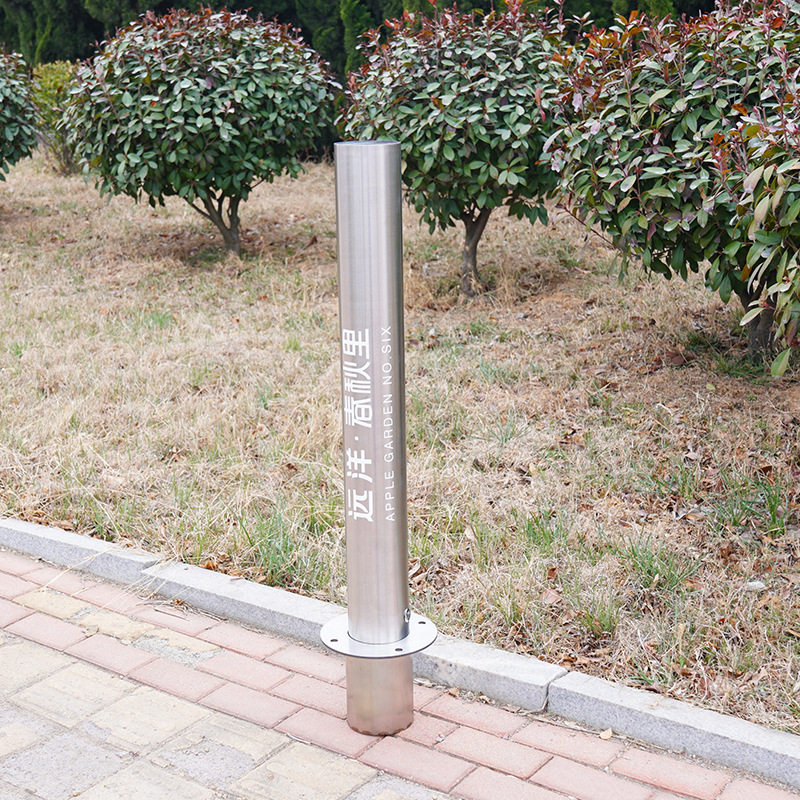 不锈钢路桩预埋挡车交通道路警示柱学校停车场商场广场隔离路障