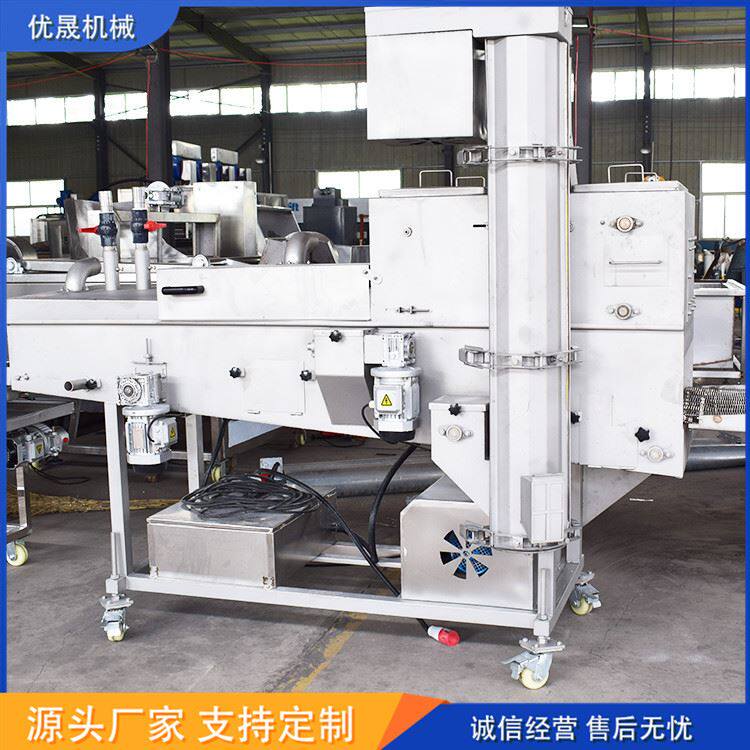 商用藤椒鸡米花裹粉机机 带鱼段平铺上粉机 鸡肉条上粉裹浆机