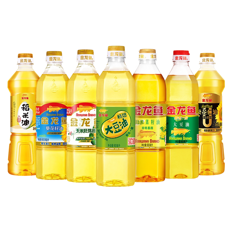 金龙鱼食用油900毫升小瓶装