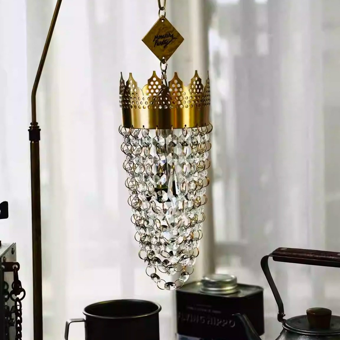 精致露营皇冠水晶灯罩吊灯装饰灯罩露营氛围goalzero/38explore,户外/登山/野营/旅行用品,露营灯罩/露营灯配件,淘宝优惠券,粉丝福利购,淘宝优惠卷