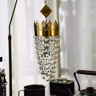 精致露营皇冠水晶灯罩吊灯装 38explore 饰灯罩露营氛围goalzero