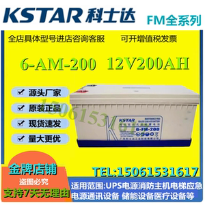科士达6-FM-200 12V200AH直流屏UPS/EPS专用电梯平层应急照明机房