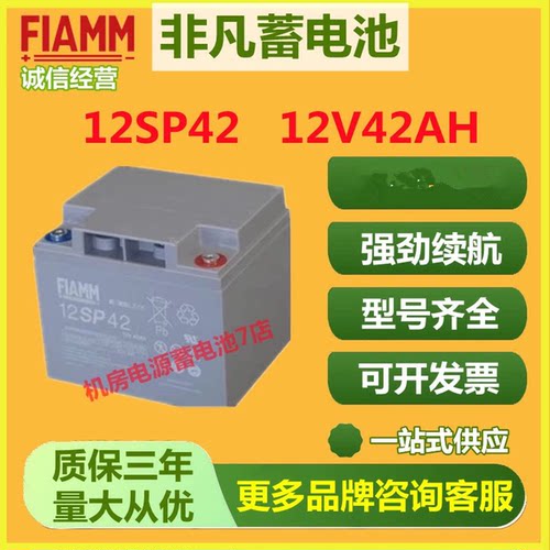 非凡蓄电池12SP42 12V42AH不间断电源应急照明消防报警医疗直流屏