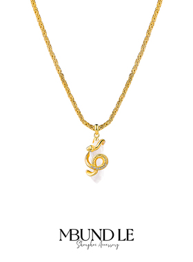 摩邦珠宝-蛇么都好水晶项链女款礼物明星同款