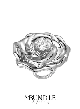 小米专属  玫瑰小姐大号小号戒指可调节女款时尚轻奢