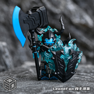 韩漫我独自升级暗影军团艾恩耶格利特伯利昂积木拼装人仔玩具手办