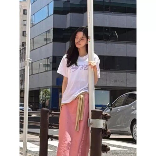 朴敏珠同款纯棉短袖T恤女夏新款