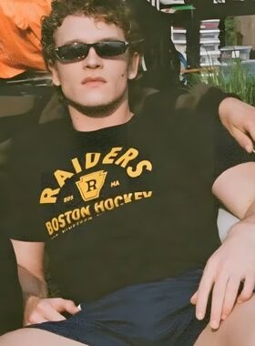 hudsonwilliam 巅峰对决同款短袖T恤夏季纯棉半袖潮小众男女款