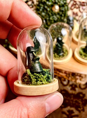 原创复活节岛石像微缩冰箱贴