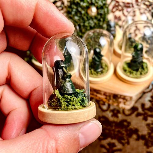 原创复活节岛石像微缩冰箱贴