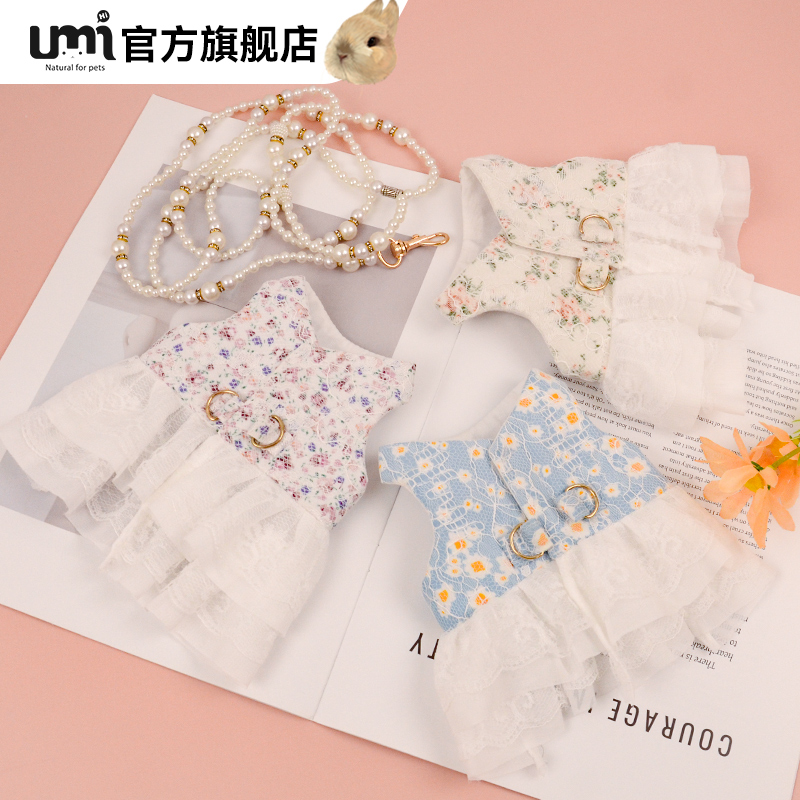 兔子双层蕾丝碎花礼服公主裙