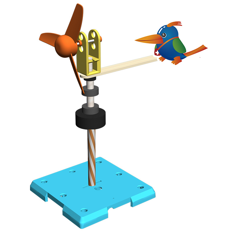科技制作小发明diy手工材料磁悬浮空气飞机模型木质教具科学玩具