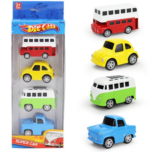 Q版1:64卡通回力合金车玩具 男孩玩具车模型 多种款式ce49