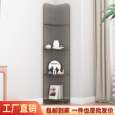 亚克力三角柜客厅转角置物架