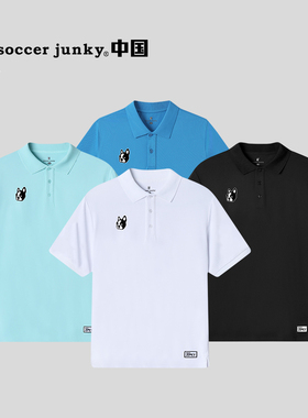 soccer junky足球狗 运动休闲POLO衫男子翻领T恤套头上衣SJ25501