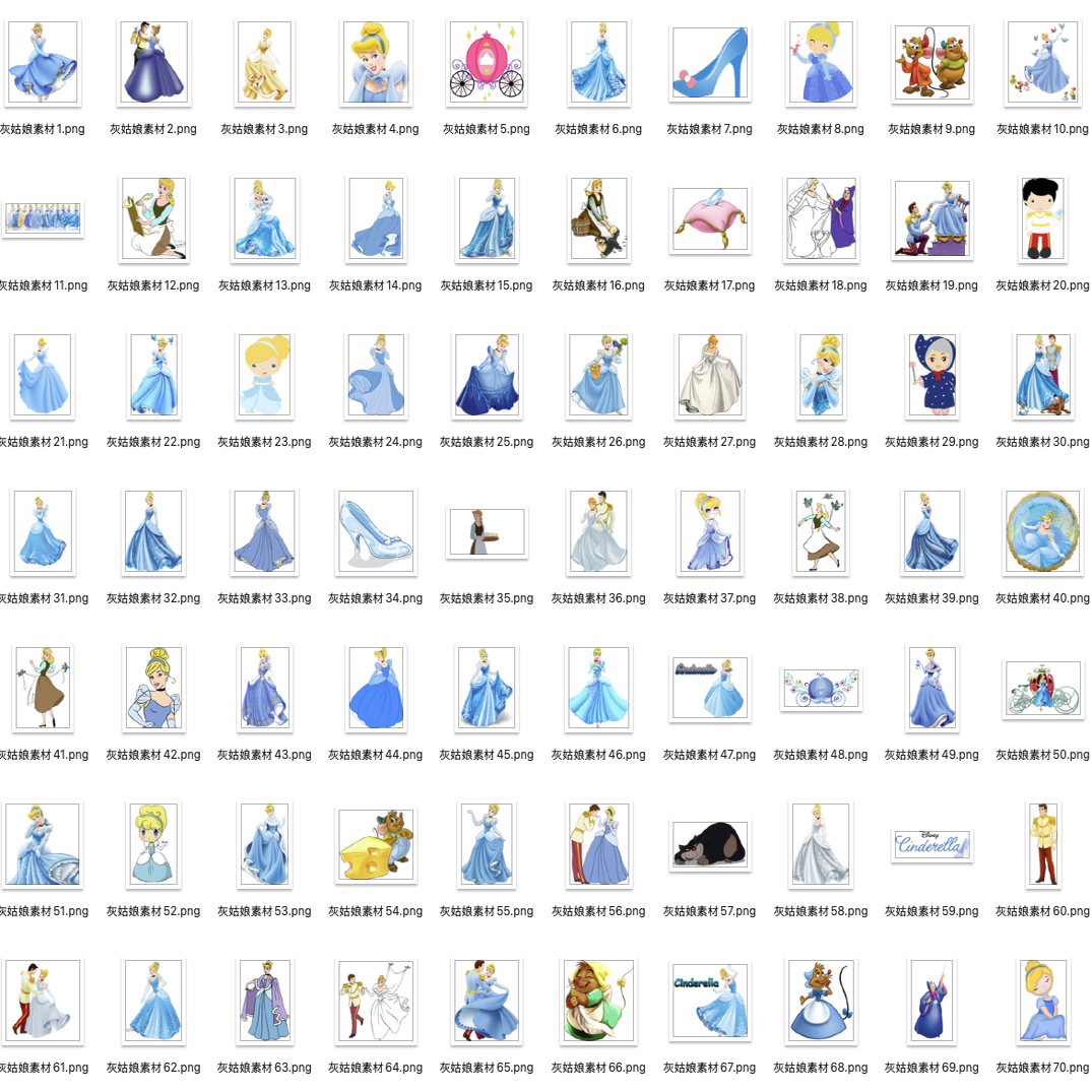 灰姑娘立牌kt板气球底座支架路引定制实物材料包cl0841