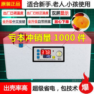 孵蛋器水床小雞蛋蘆丁孵化器小型機器家用全自動智能孵化箱孵化機