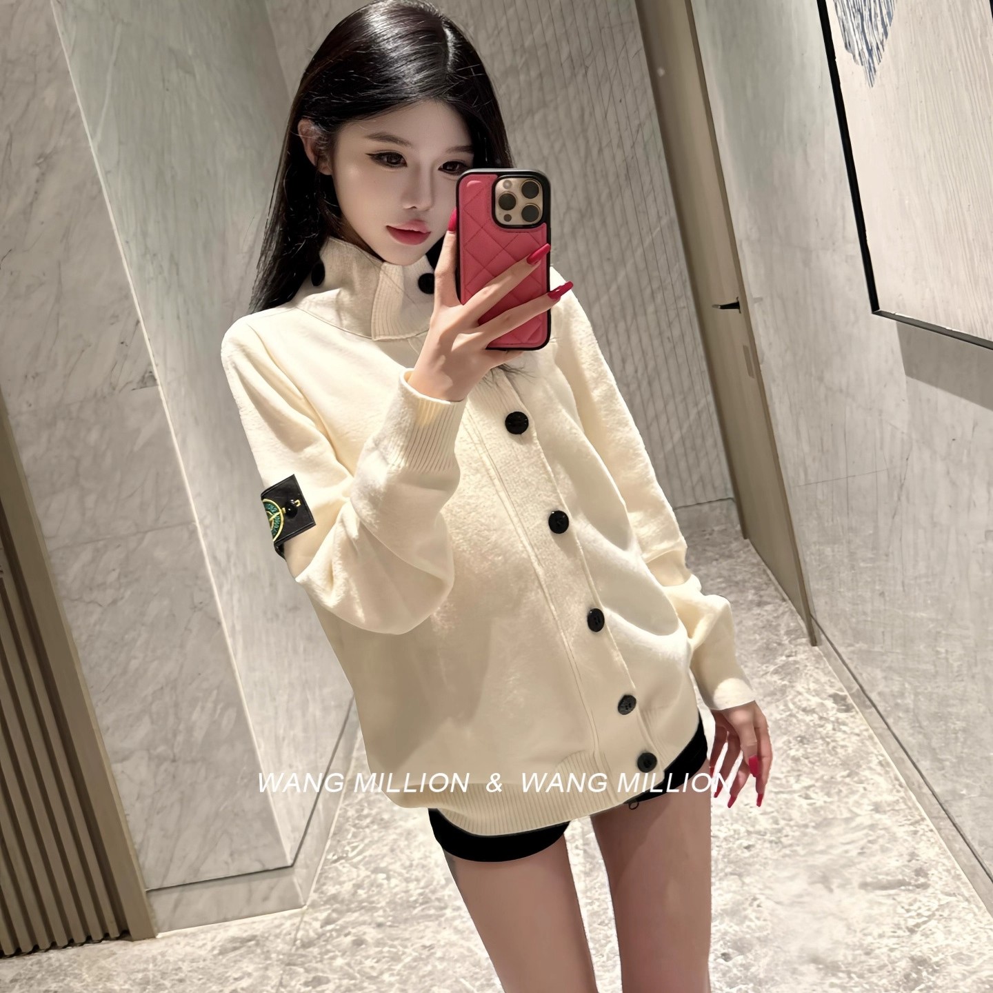 石头岛针织开衫慵懒高级感