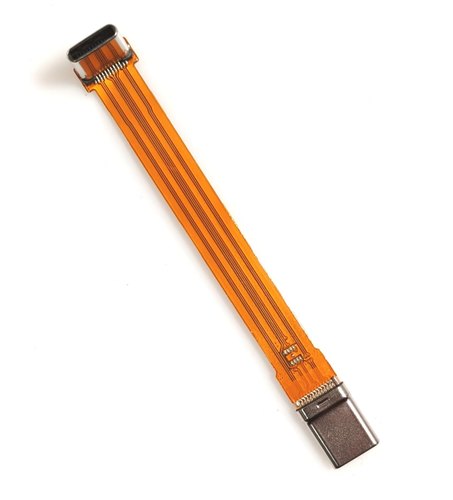 TYPE C24Pin弯头对直头没包胶软排无人机专用FPC长240w40GB72mm