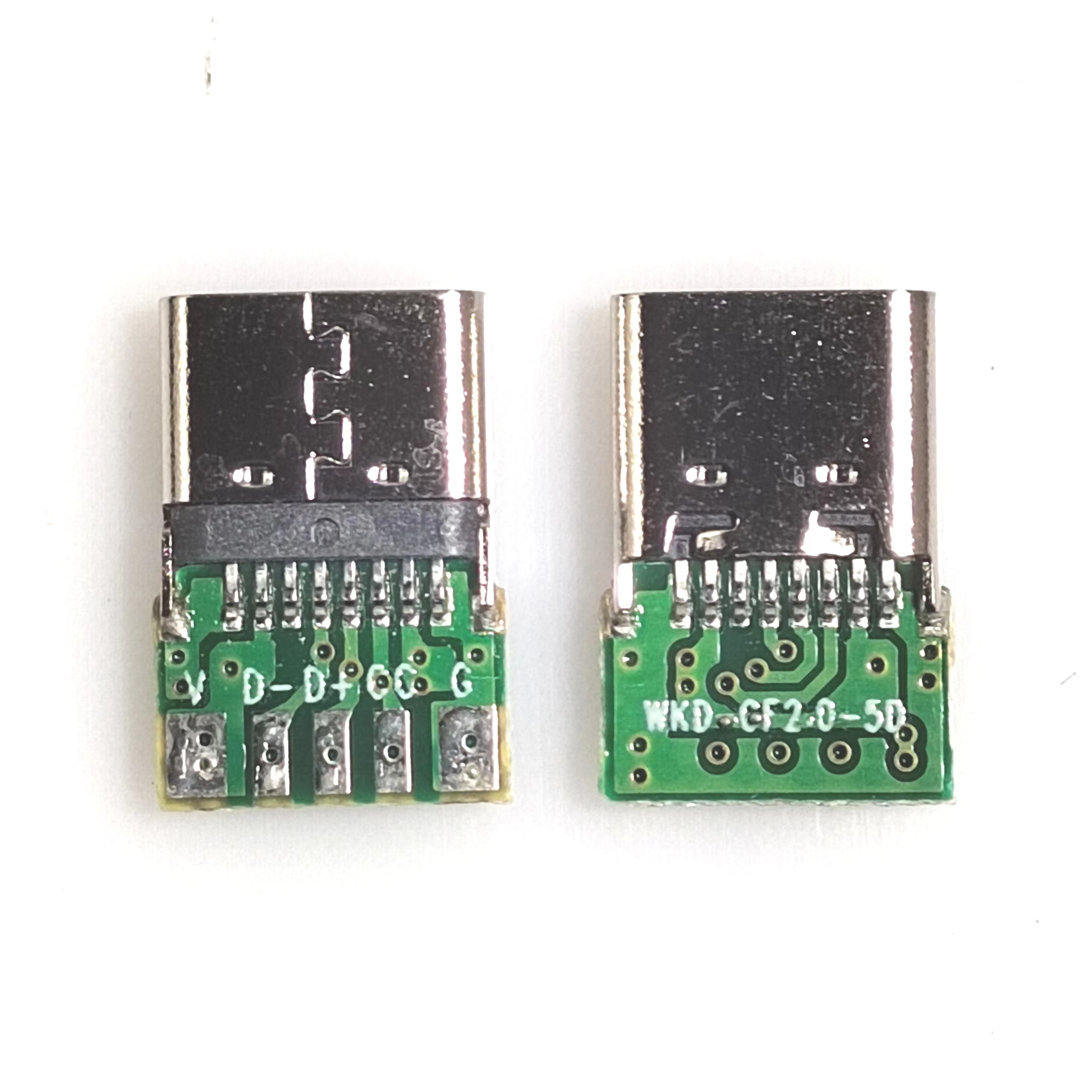 TYPE C 16pin母座 带PBC板五焊盘/四焊盘/24pin两焊盘三款可选