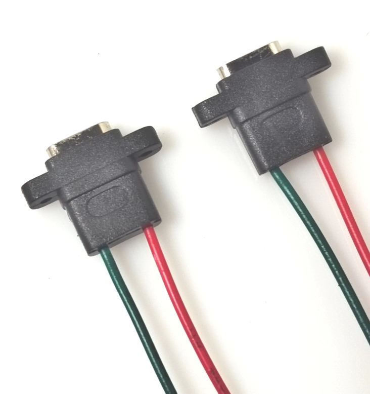 TYPE-C2P焊线式防水母座 刮胡刀 咖啡机 电动牙刷 美容仪充电口