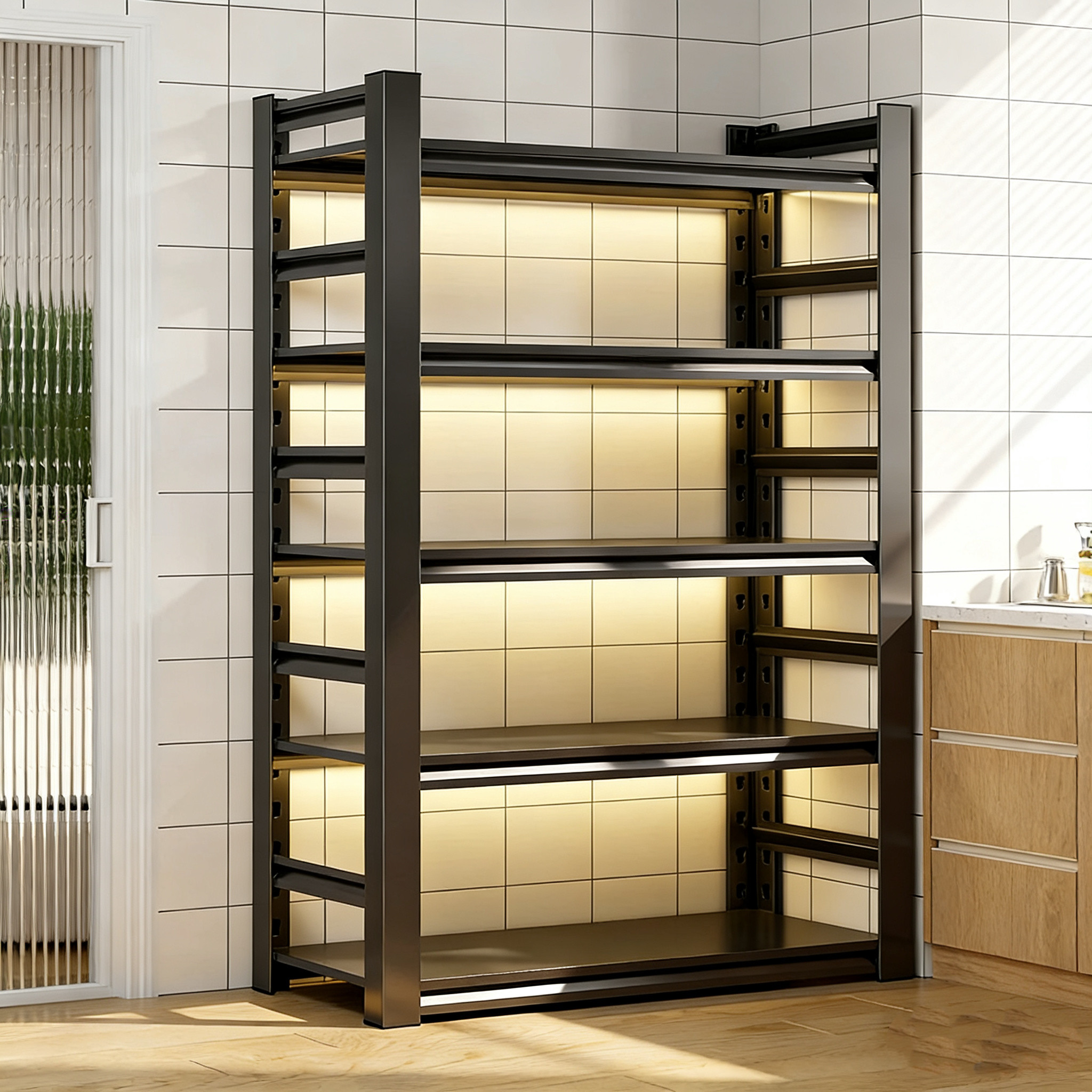 德国进口厨房多功能置物架落地多层收纳架家用储物架子,厨房/烹饪用具,微波炉置物架,淘宝优惠券,粉丝福利购,淘宝优惠卷