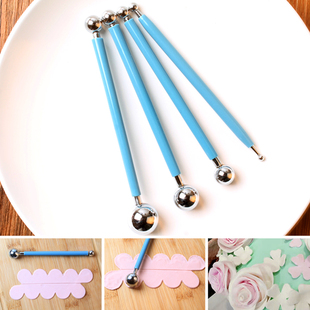 丸棒4件套压痕笔超轻粘土DIY4支组花瓣压眼窝好用粘土辅助多功能