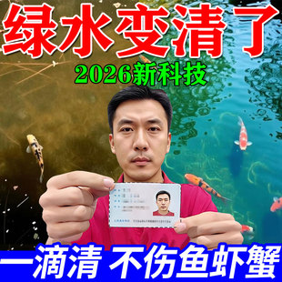 水立清鱼塘净水剂池塘变清改底解消毒杀菌改水质专用药不伤鱼虾蟹
