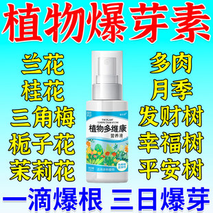 植物爆芽素原液三角梅月季桂花多肉通用优芽素老桩生根催芽分化剂