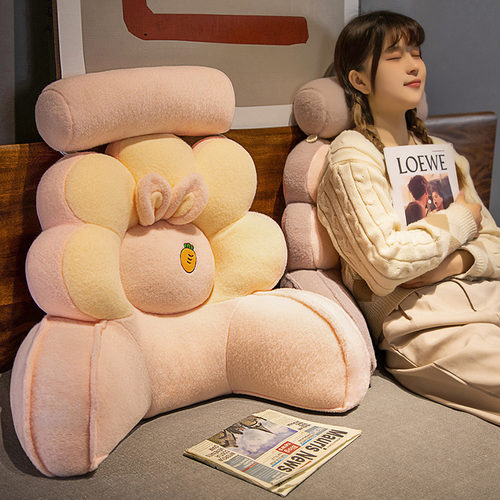 可爱床头大靠背软包沙发座椅靠垫