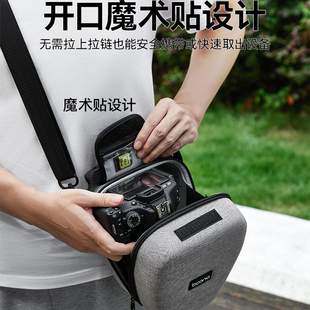 适用于佳能EOS 5D4 5D3 5D2 5DSR单反三角包摄影收纳保护单肩背包6D2 7D 7D2 60D 70D 80D 90D单反相机内胆包